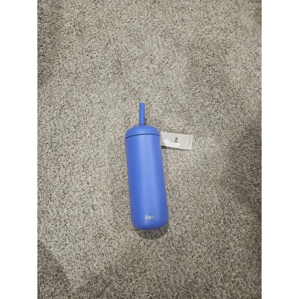 21 Oz Bink Water Bottle With straw